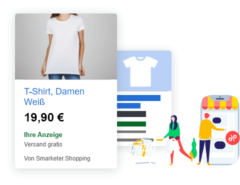 Google Shopping Anzeige von der Google AdWords Agentur Smarketer