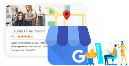 Beispiel Google Anzeigenformat für Google MyBusiness