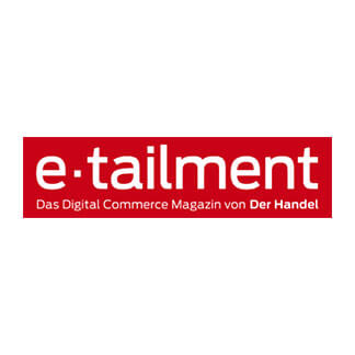 Logo von e-tailment, das digital commerce magazin von der handel