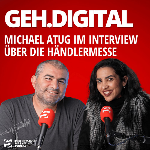 Michael Atug und Sarah Vögeli im Smarketer Podcast über die Messe geh.digital