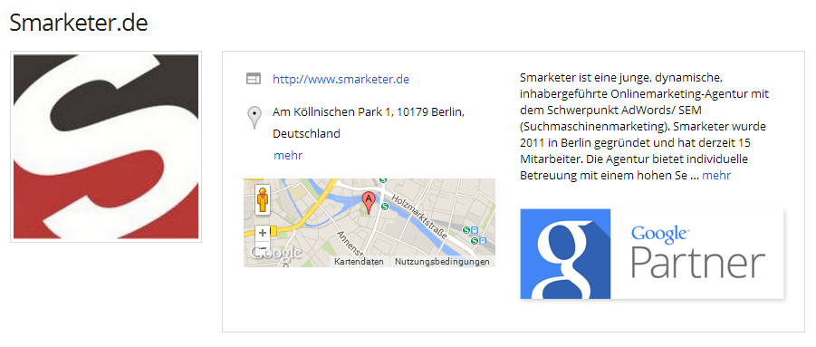 Google adwords partnersuche
