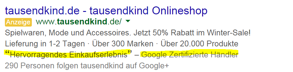 Google Zertifizierte Händler_in AdWords_Anzeigen