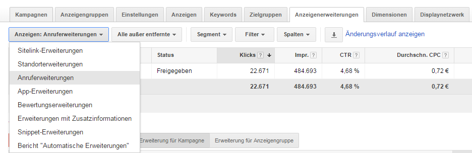 anruferweiterung
