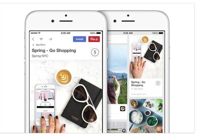Abb.9: Mögliche Darstellung einer Pinterest App Promotion Anzeige, Bildquelle: onlinemarketing.de