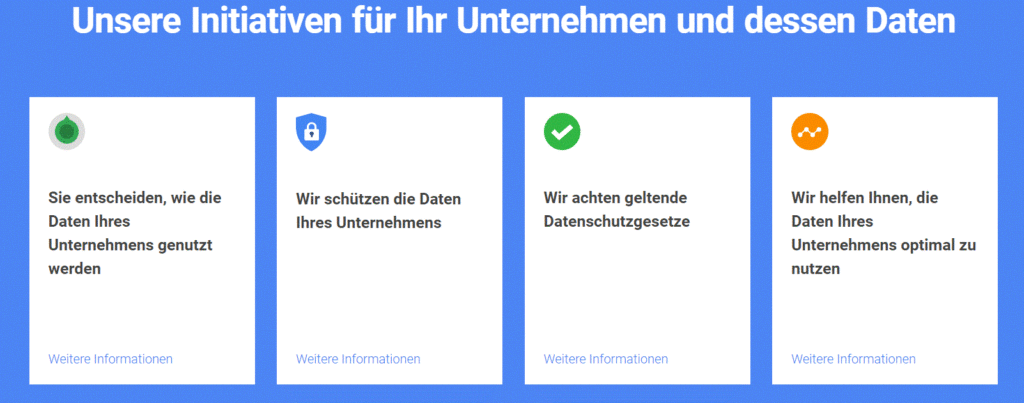 Google Datenschutz Initiativen